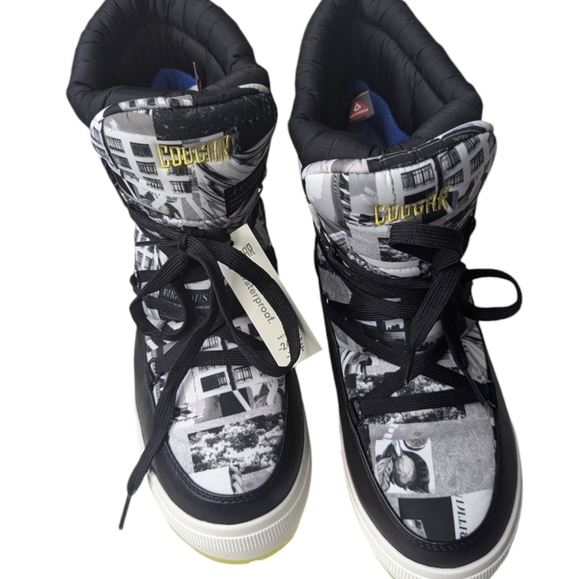 NEW....Cougar Wink Nylon Waterproof Black-College Boots ..Size 11 - Picture 2 of 10